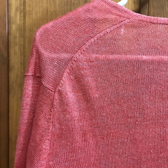 Eileen Fisher Linen Delave Open Cardigan - Picture 6 of 10
